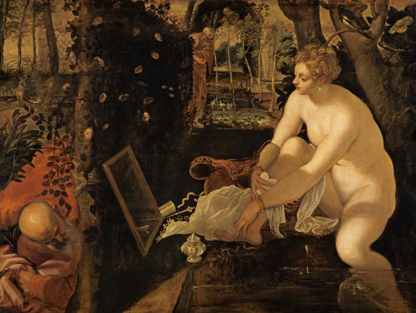 Susanna im Bade van Tintoretto (eigentl. Jacopo Robusti)