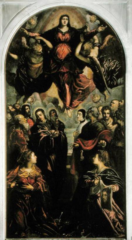 Assumption of the Virgin van Tintoretto (eigentl. Jacopo Robusti)