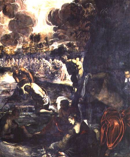 The Baptism of Christ van Tintoretto (eigentl. Jacopo Robusti)