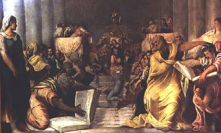 Christ Among the Doctors van Tintoretto (eigentl. Jacopo Robusti)