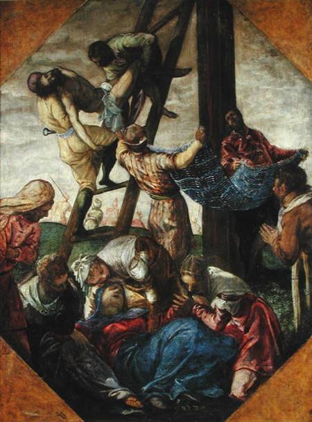 The Descent from the Cross van Tintoretto (eigentl. Jacopo Robusti)