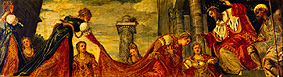 Esther vor Ahasver van Tintoretto (eigentl. Jacopo Robusti)