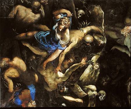 The Last Judgement, the Resurrection of the dead van Tintoretto (eigentl. Jacopo Robusti)