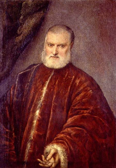 Portrait of Antonio Cappello van Tintoretto (eigentl. Jacopo Robusti)