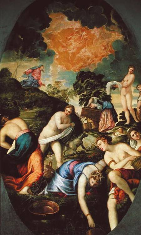 The Purification of the Midianite Virgins van Tintoretto (eigentl. Jacopo Robusti)