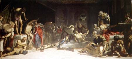 St. Roch Curing the Plague van Tintoretto (eigentl. Jacopo Robusti)