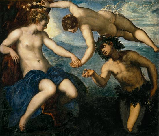 The Discovery of Ariadne van Tintoretto (eigentl. Jacopo Robusti)