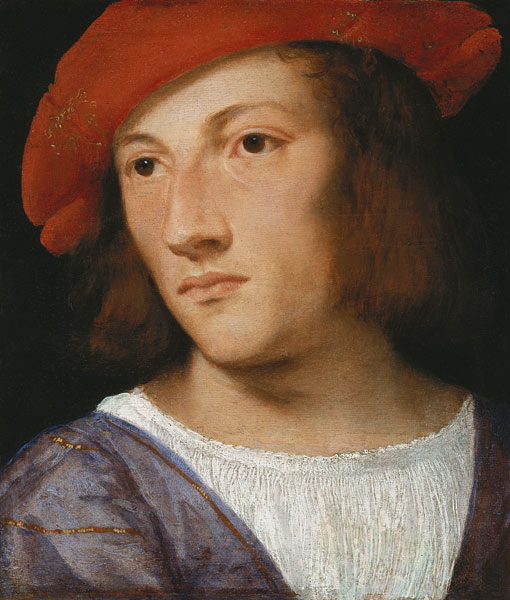 Bildnis eines jungen Mannes van Tizian (eigentl. Tiziano Vercellio)