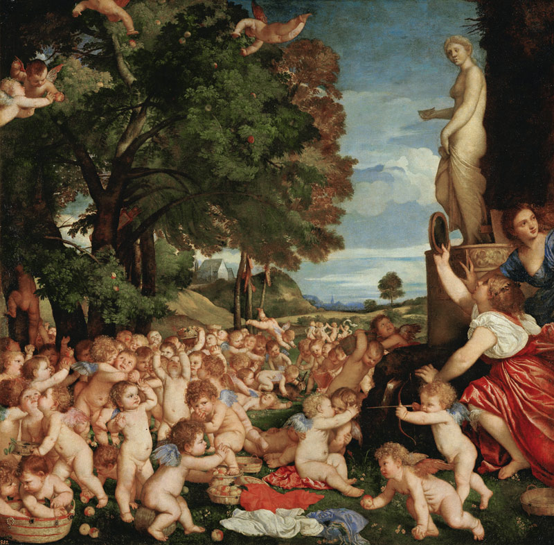 Das Venusfest van Tizian (eigentl. Tiziano Vercellio)