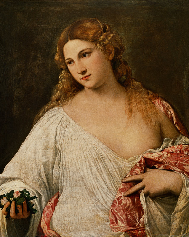 Flora van Tizian (eigentl. Tiziano Vercellio)