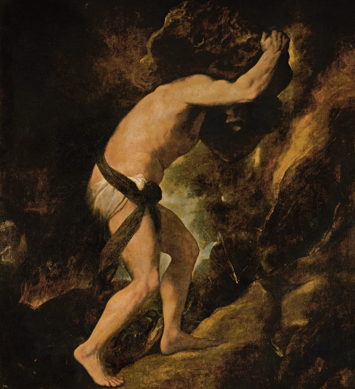 Sisyphus van Tizian (eigentl. Tiziano Vercellio)