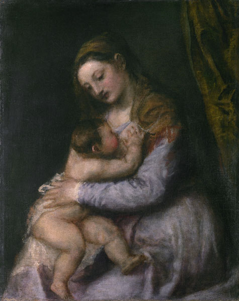 The Virgin and Child, c.1570-76 van Tizian (eigentl. Tiziano Vercellio)