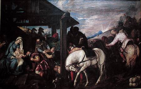 The Adoration of the Magi van Tizian (eigentl. Tiziano Vercellio)