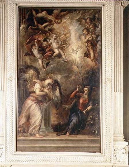 Annunciation van Tizian (eigentl. Tiziano Vercellio)