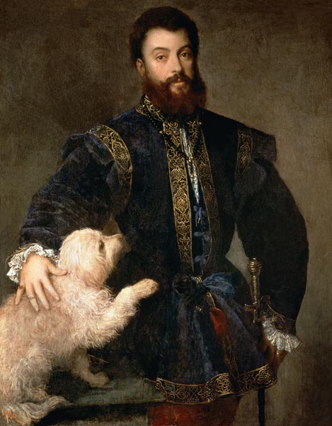 Federigo II Gonzaga / Titian / 1525 van Tizian (eigentl. Tiziano Vercellio)