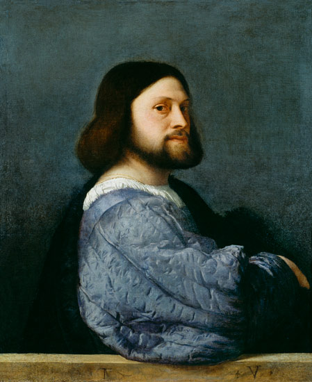 Bildnis eines Mannes van Tizian (eigentl. Tiziano Vercellio)