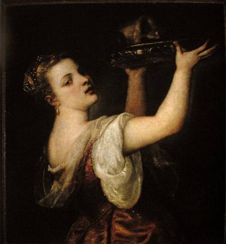 Salome Carrying the Head of St. John the Baptist van Tizian (eigentl. Tiziano Vercellio)