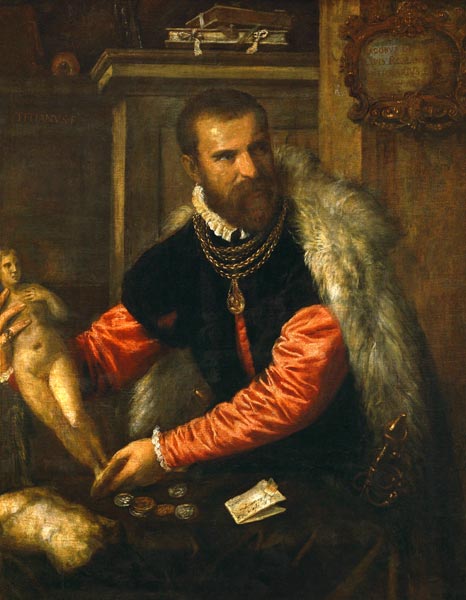 Jacopo de'Strada van Tizian (eigentl. Tiziano Vercellio)