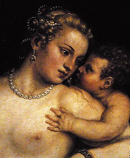 Venus Delighting herself with Love and Music van Tizian (eigentl. Tiziano Vercellio)