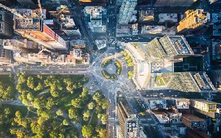 Columbus Circle Aerial