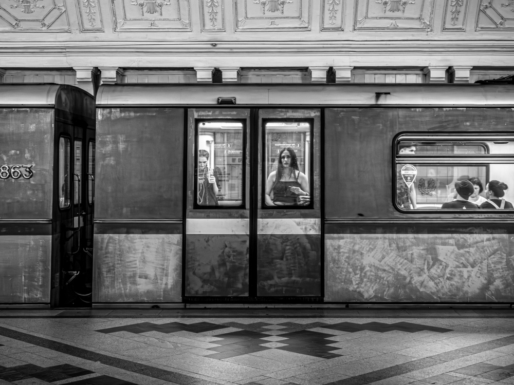 Moskou - metro van Toni De Groof