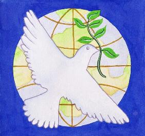 Dove of Peace, 2005 (w/c on paper) 