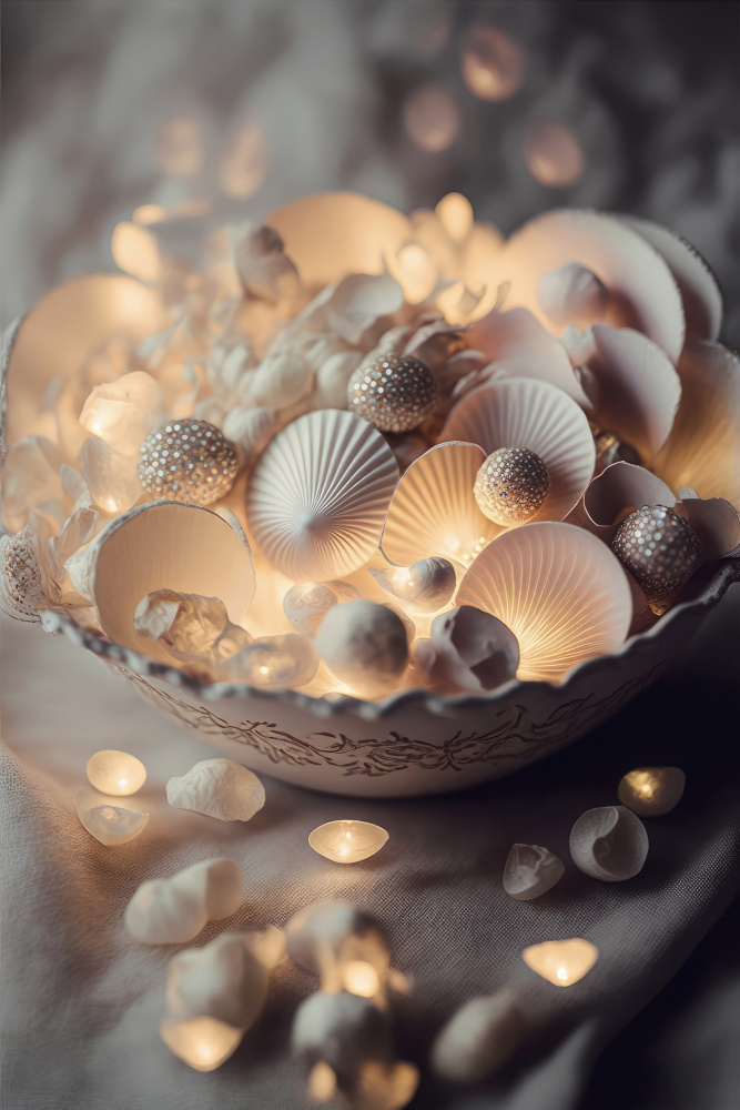 Glowing Sea Shells van Treechild