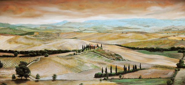 Belvedere, Tuscany van Trevor  Neal