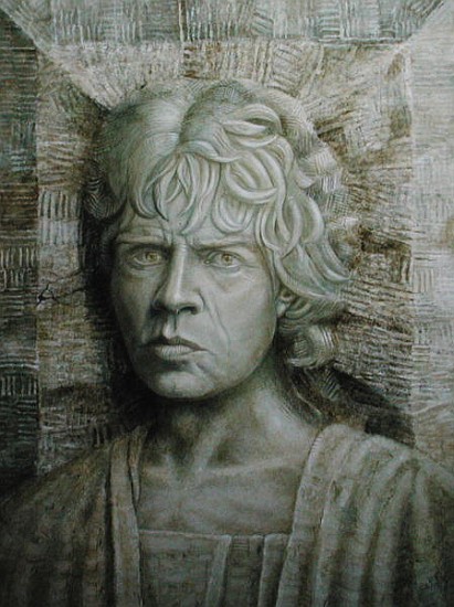 Jagger (b.1943) (oil on canvas board)  van Trevor  Neal
