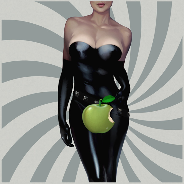 Green apple swirl van Udo Linke