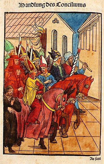 The Council of Constance, from ''Chronik des Konzils von Konstanz'' van Ulrich von Richental