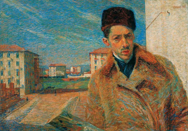 Self Portrait van Umberto Boccioni