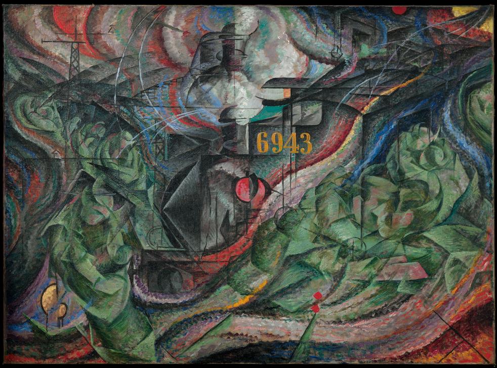 Seelenzustände II - Die Abschiede van Umberto Boccioni