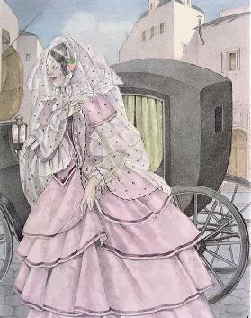 Illustration for Madame Bovary by Gustave Flaubert (1821-80) published by Gibert Jeune, 1953