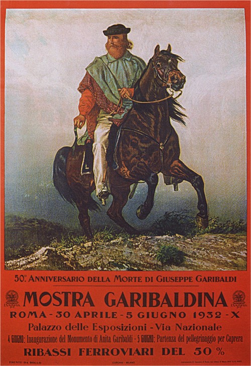 Fiftieth Anniversary of the death of Giuseppe Garibaldi van Unbekannter Künstler
