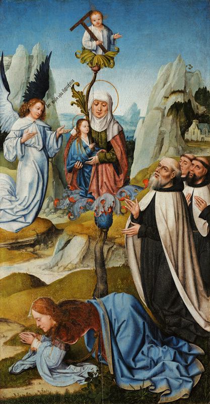 The Blessed Virgin Mary of Mount Carmel van Unbekannter Künstler