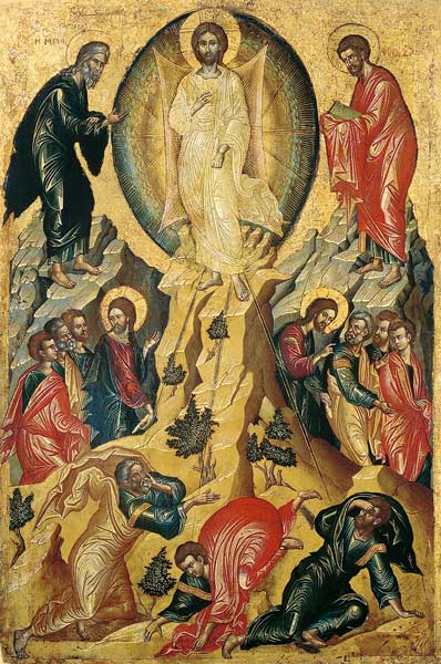 The Transfiguration of Jesus van Unbekannter Künstler