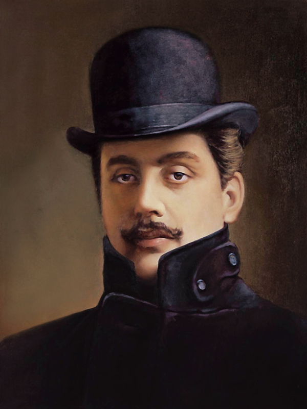 Giacomo Puccini (1858-1924) van Unbekannter Künstler