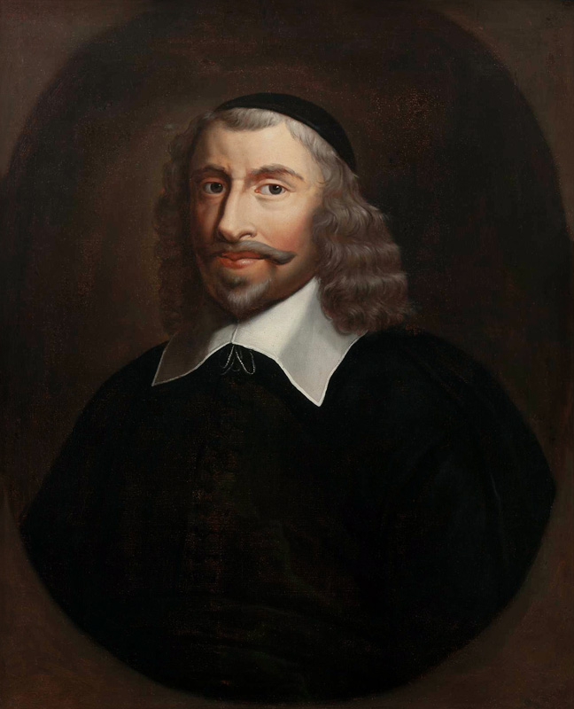 Portrait of Thomas Hobbes (1588-1679) van Unbekannter Künstler