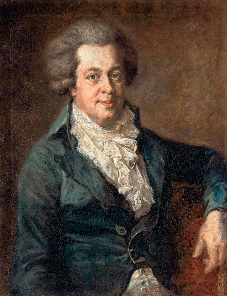 Portrait of Wolfgang Amadeus Mozart van Unbekannter Künstler