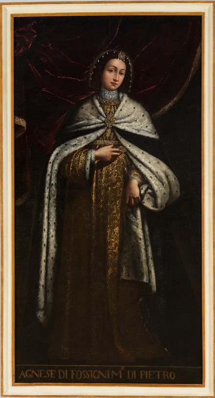 Agnes of Faucigny, wife of Peter II, Count of Savoy van Unbekannter Künstler