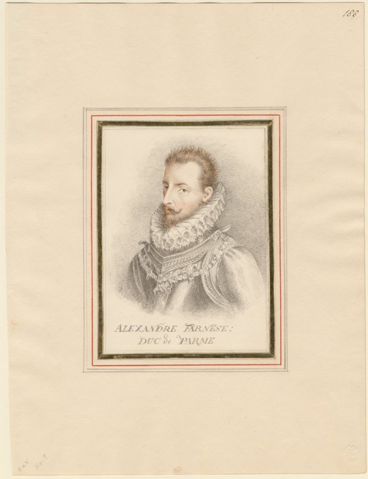 Alexander Farnese (1545–1592), Duke of Parma van Unbekannter Künstler