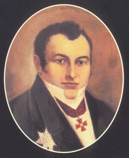 Baron Paul Ludwig Schilling von Cannstatt (1786-1837) van Unbekannter Künstler