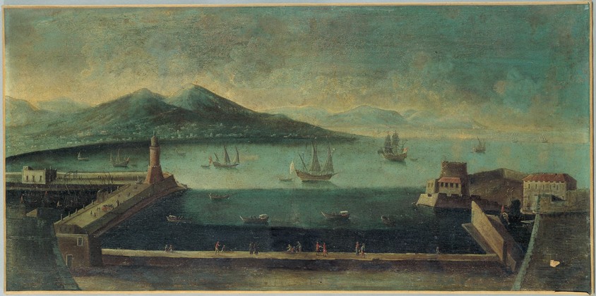 View of Argostoli on the island of Cephalonia van Unbekannter Künstler