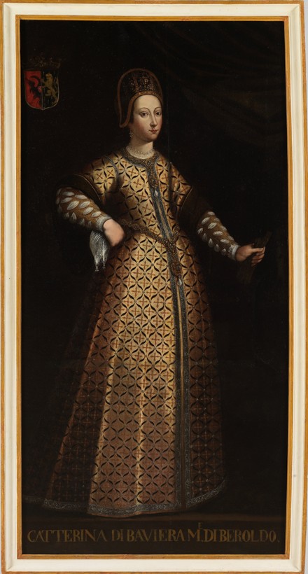 Caterina di Baviera, wife of Beroldo di Sassonia van Unbekannter Künstler