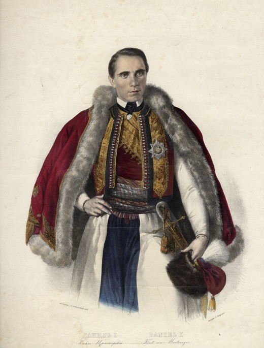 Danilo I (1826-1860), Prince of Montenegro van Unbekannter Künstler