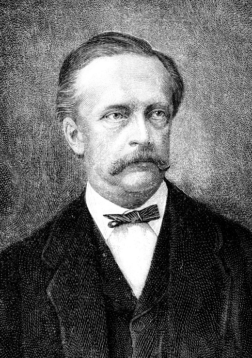 German physician and physicist Hermann von Helmholtz (1821-1894) van Unbekannter Künstler