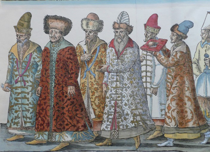 The rulers of Moscow. Grand Duke Ivan III, Vasili III Ivanovich, Ivan IV the Terrible and their Amba van Unbekannter Künstler