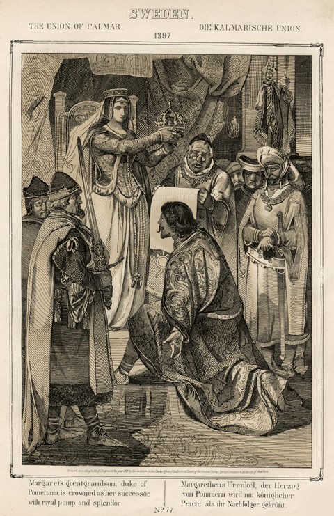 The Union of Calmar, 1397 van Unbekannter Künstler