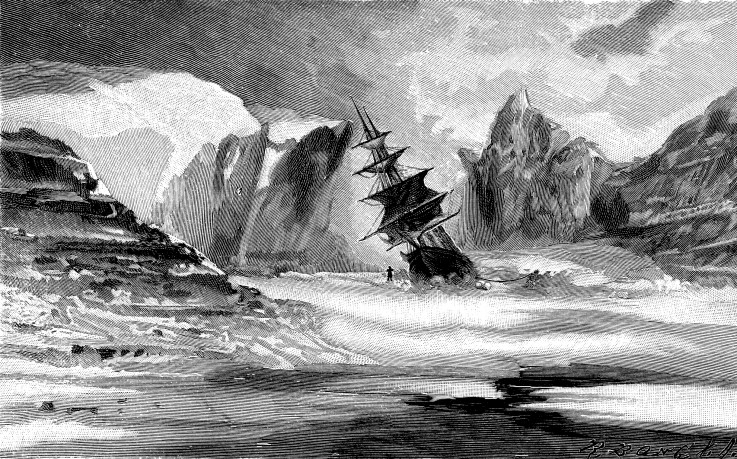 The Kane Expedition in the Ice of Smith Sound van Unbekannter Künstler